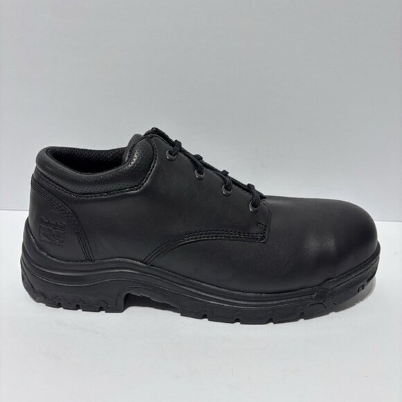 Timberland Pro Men’s Titan Black Leather Oxford, Size 12 M